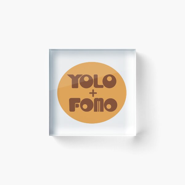 Item preview, YOLO + FOMO (chilled) designed and sold by HouseOfBert.