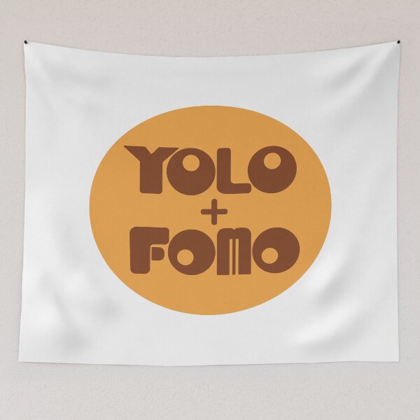 Item preview, YOLO + FOMO (chilled) designed and sold by HouseOfBert.