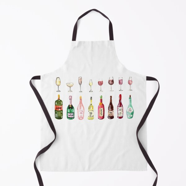 Item preview, Wine Bottles and Glasses designed and sold by SaltandPaper.