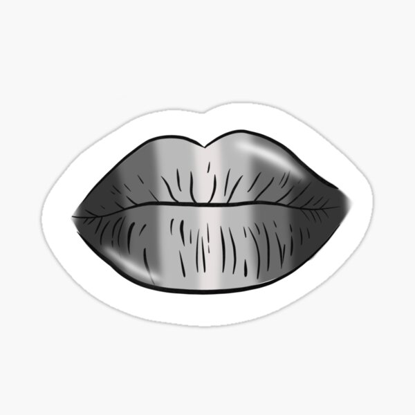 Heterosexual lips Sticker