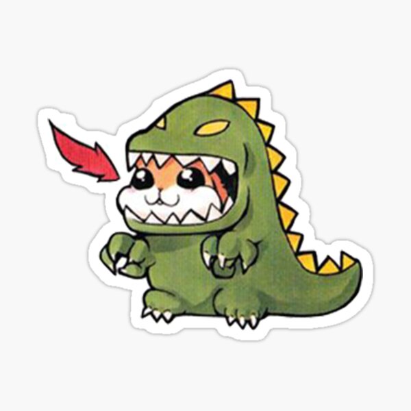 Ao Dinosaur Yona of the Dawn Sticker