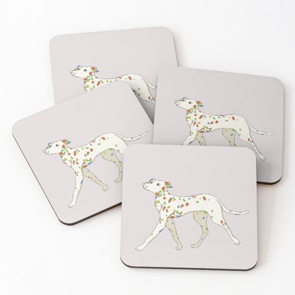 Item preview, Colorful Dalmatian designed and sold by Prickly Pear Art.