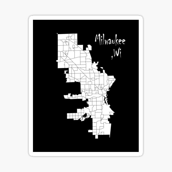 Item preview, Neighborhoods of Milwaukee designed and sold by retinalfetish.
