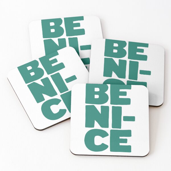 Item preview, Be nice (green) designed and sold by clarabjensen.