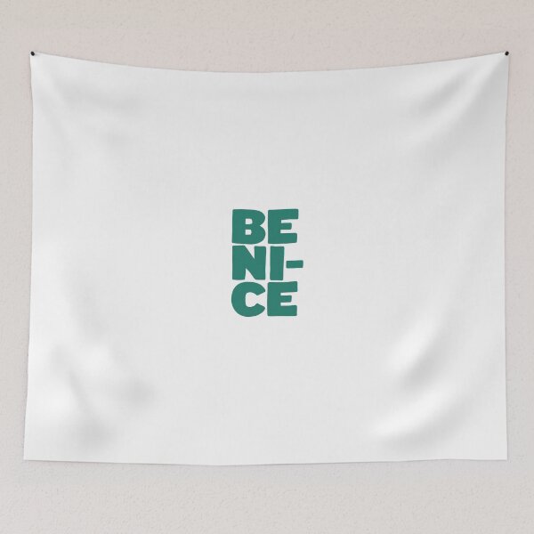 Item preview, Be nice (green) designed and sold by clarabjensen.