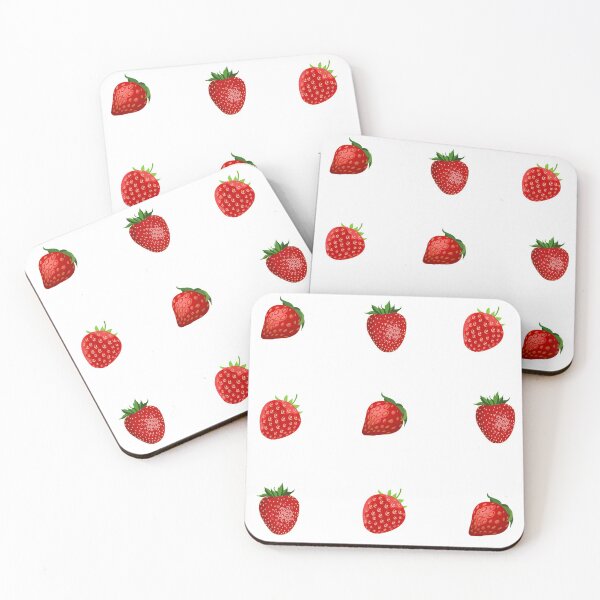 Item preview, Red Strawberries Collage, Juicy Red Strawberries Fruit Pattern designed and sold by silviaol.