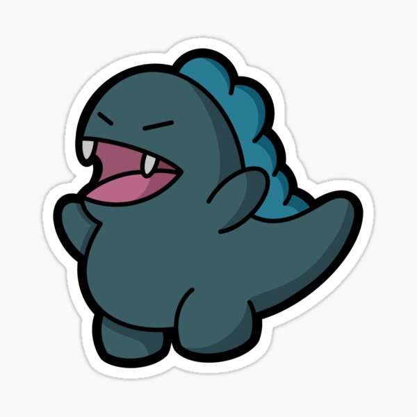Tiny little baby Godzilla Sticker