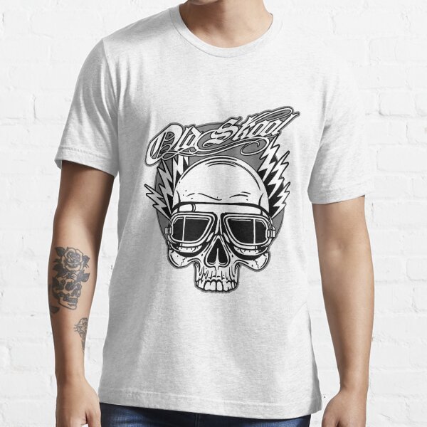 Old Skool Skull Design Essential T-Shirt