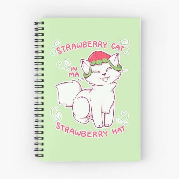 Item preview, Strawberry Cat in ma Strawberry Hat designed and sold by K. I. Cyber.