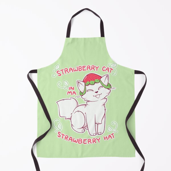 Item preview, Strawberry Cat in ma Strawberry Hat designed and sold by K. I. Cyber.