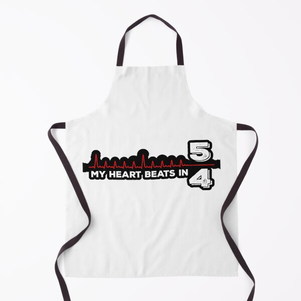Item preview, My Heart Beats in 5/4 - for Drummers (white text bordered) designed and sold by Kendall Anderson.
