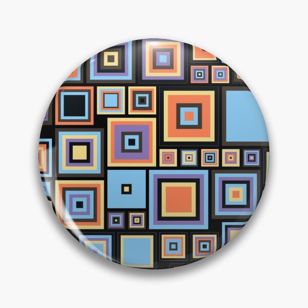 Item preview, Colorful Retro Squares Pattern designed and sold by CBNetwork.