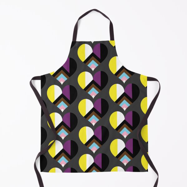 Item preview, Non-Binary Pride Flag Heart - Rebooted Progress Pride - Transgender - BIPOC designed and sold by UBUCO.