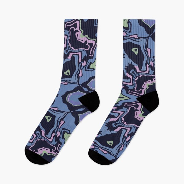 Item preview, Cosmic Carnival Blue Green Pink Purple Black designed and sold by Sector18.