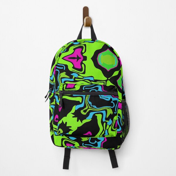 Item preview, Cosmic Carnival Bright Green Pink Blue Black designed and sold by Sector18.