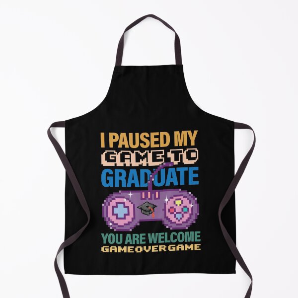 Item preview, I Paused My Game To Graduate | Level Up To Senior Grad designed and sold by GravitiTees.