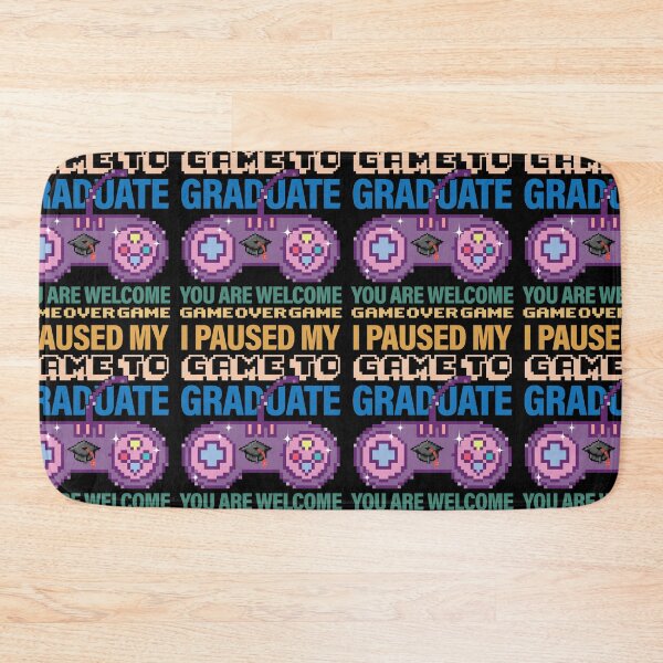 Item preview, I Paused My Game To Graduate | Level Up To Senior Grad designed and sold by GravitiTees.