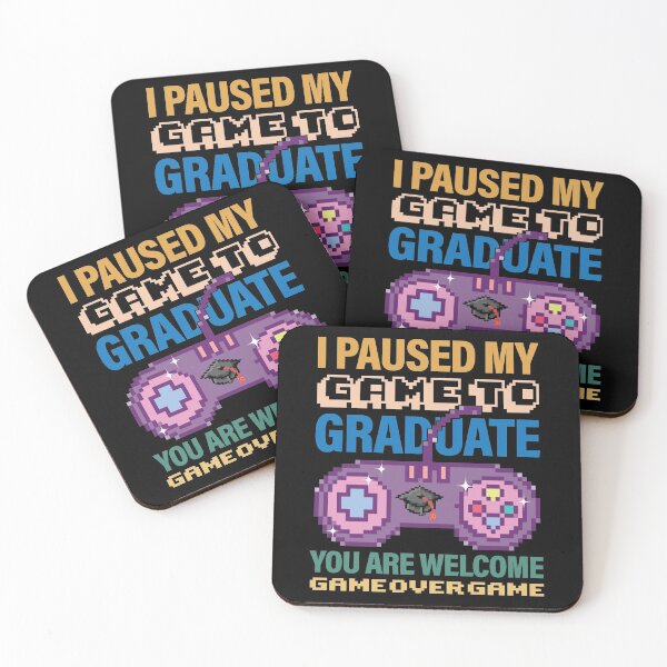 Item preview, I Paused My Game To Graduate | Level Up To Senior Grad designed and sold by GravitiTees.