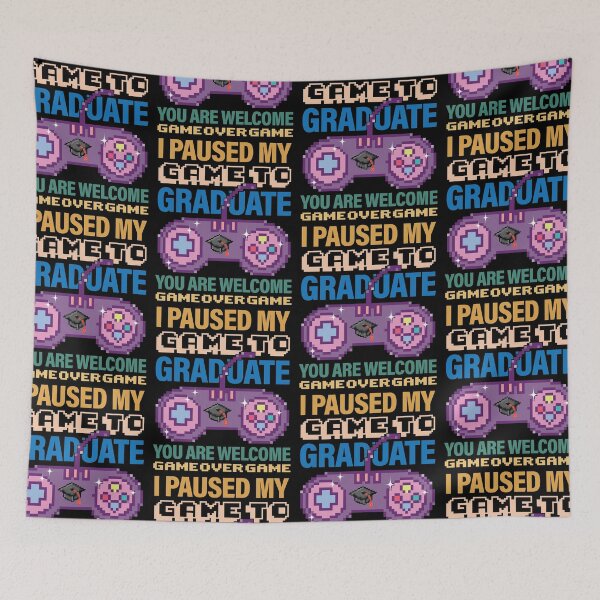 Item preview, I Paused My Game To Graduate | Level Up To Senior Grad designed and sold by GravitiTees.