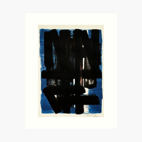 Lithographie 05 - Soulages Impression artistique