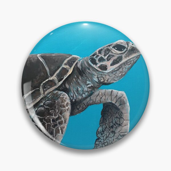 Item preview, “Sea Turtle In the Blue” designed and sold by Elodie Frichot.