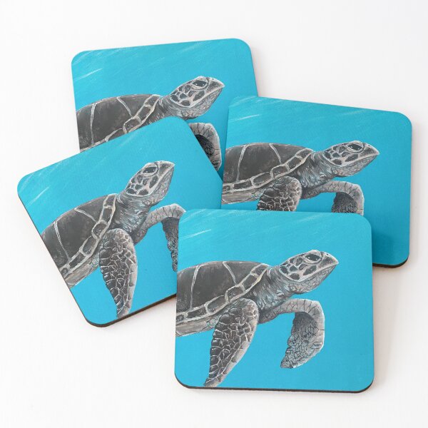 Item preview, “Sea Turtle In the Blue” designed and sold by Elodie Frichot.