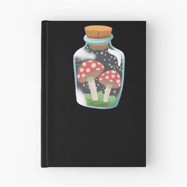 Item preview, Mushrooms in a glass jar designed and sold by jazzydevil.