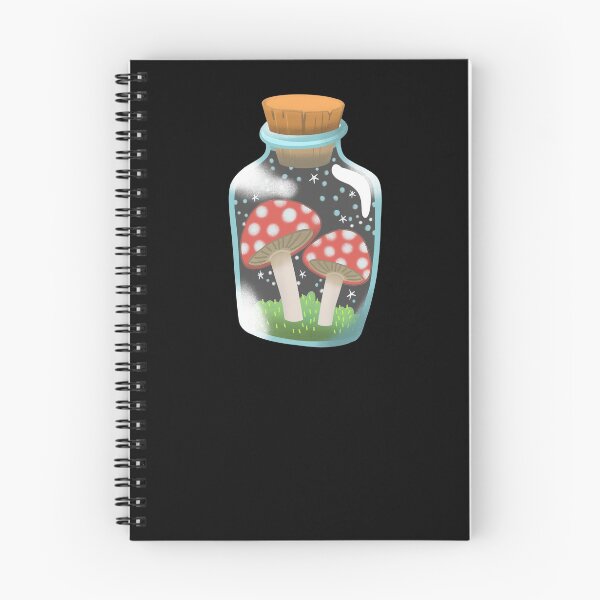 Item preview, Mushrooms in a glass jar designed and sold by jazzydevil.