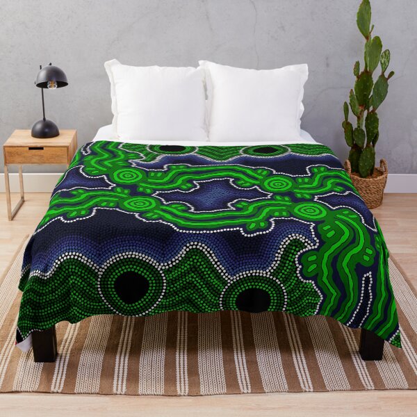 Item preview, Authentic Aboriginal Art -  After the Rain designed and sold by HogarthArts.