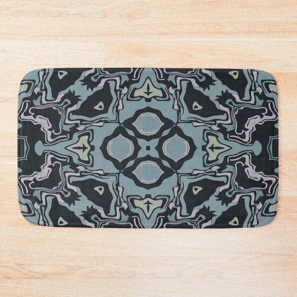 Item preview, Cosmic Carnival Green Blue Pink Dark Black designed and sold by Sector18.