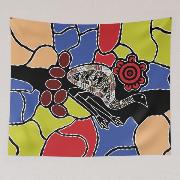 Item preview, Authentic Aboriginal Art -  Emu Dreaming designed and sold by HogarthArts.