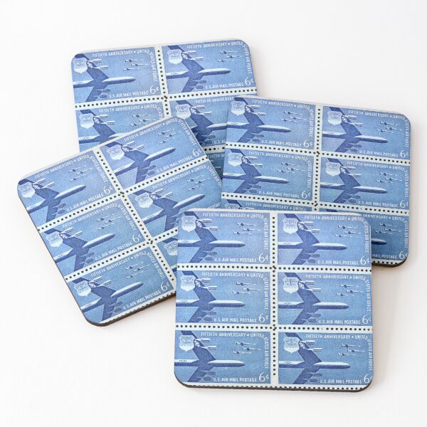 Item preview, Air Force 50th Anniversary 1955 Vintage Postage Stamp designed and sold by Factory57.