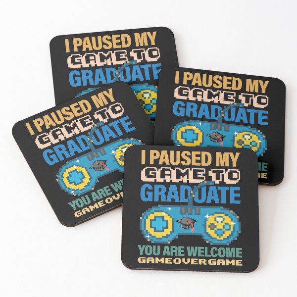 Item preview, I Paused My Game To Graduate | Level Up To Senior Graduate designed and sold by GravitiTees.