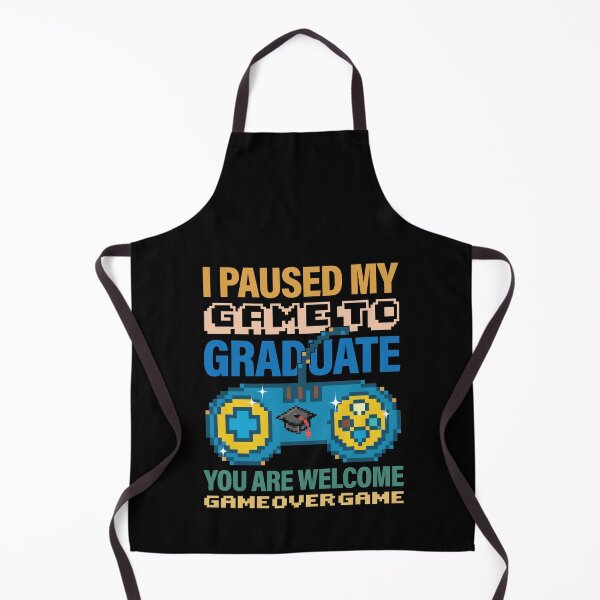 Item preview, I Paused My Game To Graduate | Level Up To Senior Graduate designed and sold by GravitiTees.