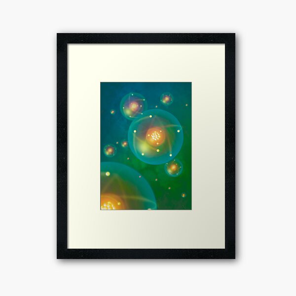 Atoms Framed Art Print
