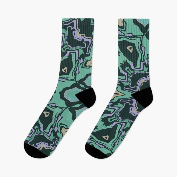 Item preview, Cosmic Carnival Green Purple Blue Tan Black designed and sold by Sector18.