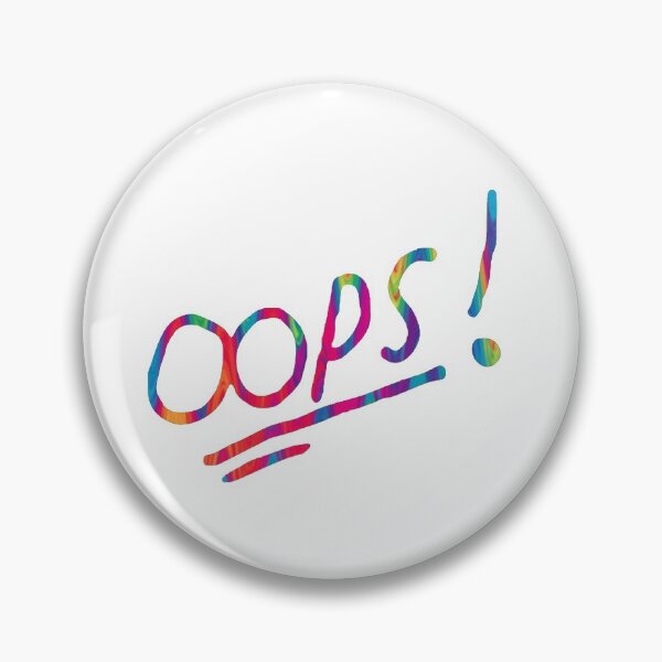 Item preview, OOPS sticker designed and sold by ava-olivia.