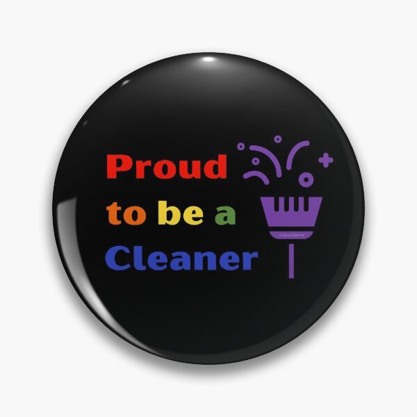 Item preview, Proud to Be a Cleaner Fun Rainbow Housekeeping Pride Gifts designed and sold by SavvyCleaner.