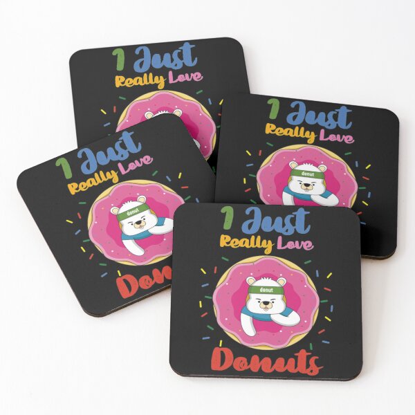 Item preview, I Just Really Love Donuts Colorful designed and sold by AcaciaAdelaa.