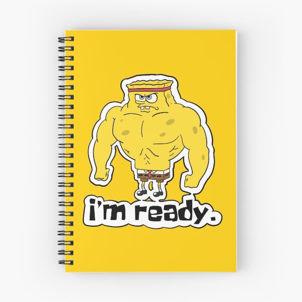 Item preview, “I’m ready” Buff Spongebob  designed and sold by Cyanne Jones.
