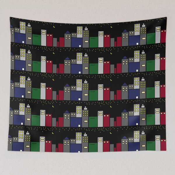 Item preview, City Skyview at Night designed and sold by silvasm516.