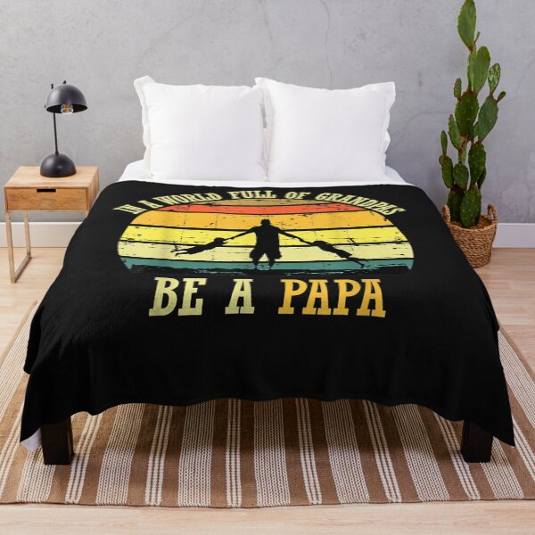Item preview, In A World Full Of Grandpas Be A Papa Vintage Fathers day T-Shirt designed and sold by Lukifo-Amity.