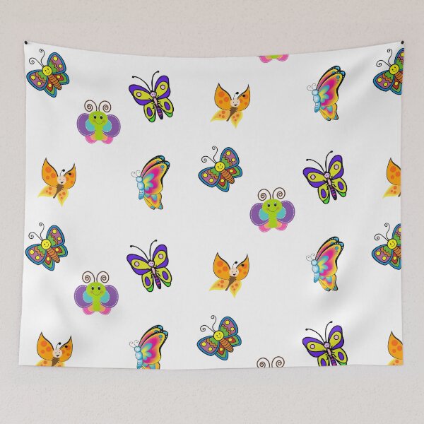 Item preview, Cute butterfly sticker pack designed and sold by FACELESS MONKEY.