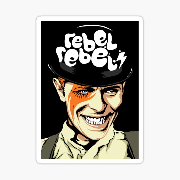 El rebelde Pegatina