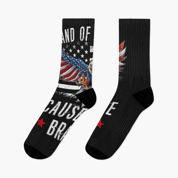 Artikelvorschau, Land of the Free, Because of the Brave Memorial Day T-Shirt entworfen und verkauft von Lukifo-Amity.