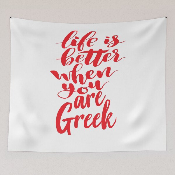 Item preview, Life Is Better When You Are Greek Growing Up Greek Greece designed and sold by ProjectX23.