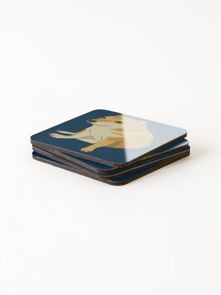 Thumbnail 4 of 5, Coasters (Set of 4), Cheems Baby designed and sold by Rzera-.