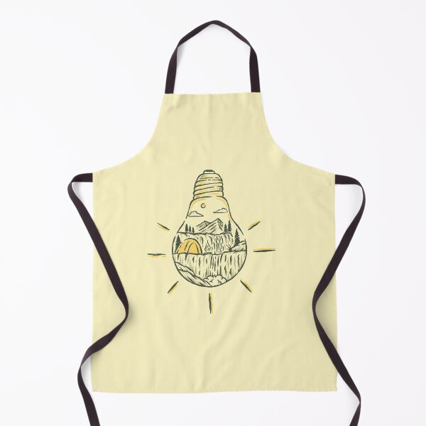 Item preview, Bulb Nature Lamp Fresh Camping Illustration Design designed and sold by LukmanHak.