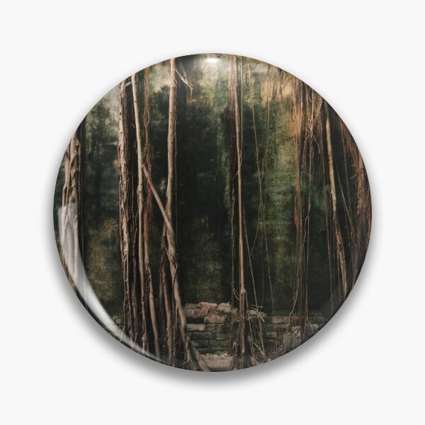 Item preview, Tangled Tree Roots Growing Over the Old Wall - Gloomy Yet Perfectly Weathered designed and sold by sthNnth.
