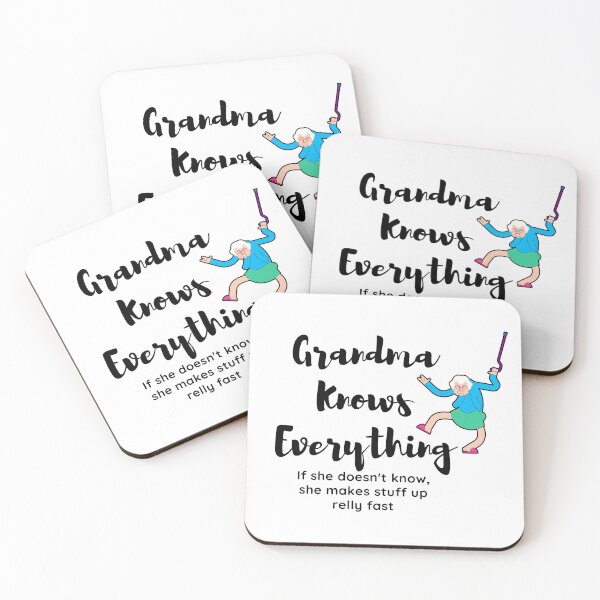 Item preview, Grandmom gift, Funny Grandma Knows Everything designed and sold by DKA-2ndBoy.